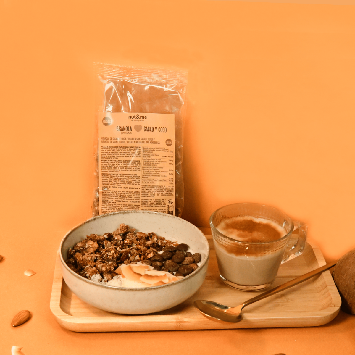 Granola con cacao y coco 500 g Nut&me