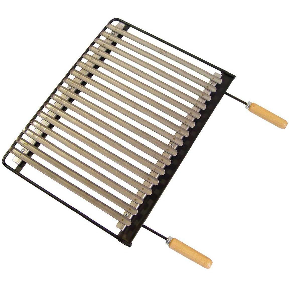 Barbacoa Chimemena con parrilla inox elevable y bandejas metálicas Imex el Zorro