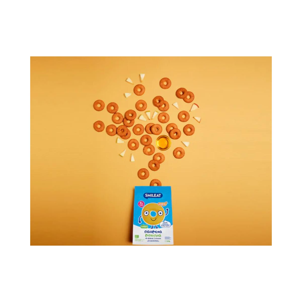 Galletas infantiles ECO de espelta con manzana Smileat, 220g
