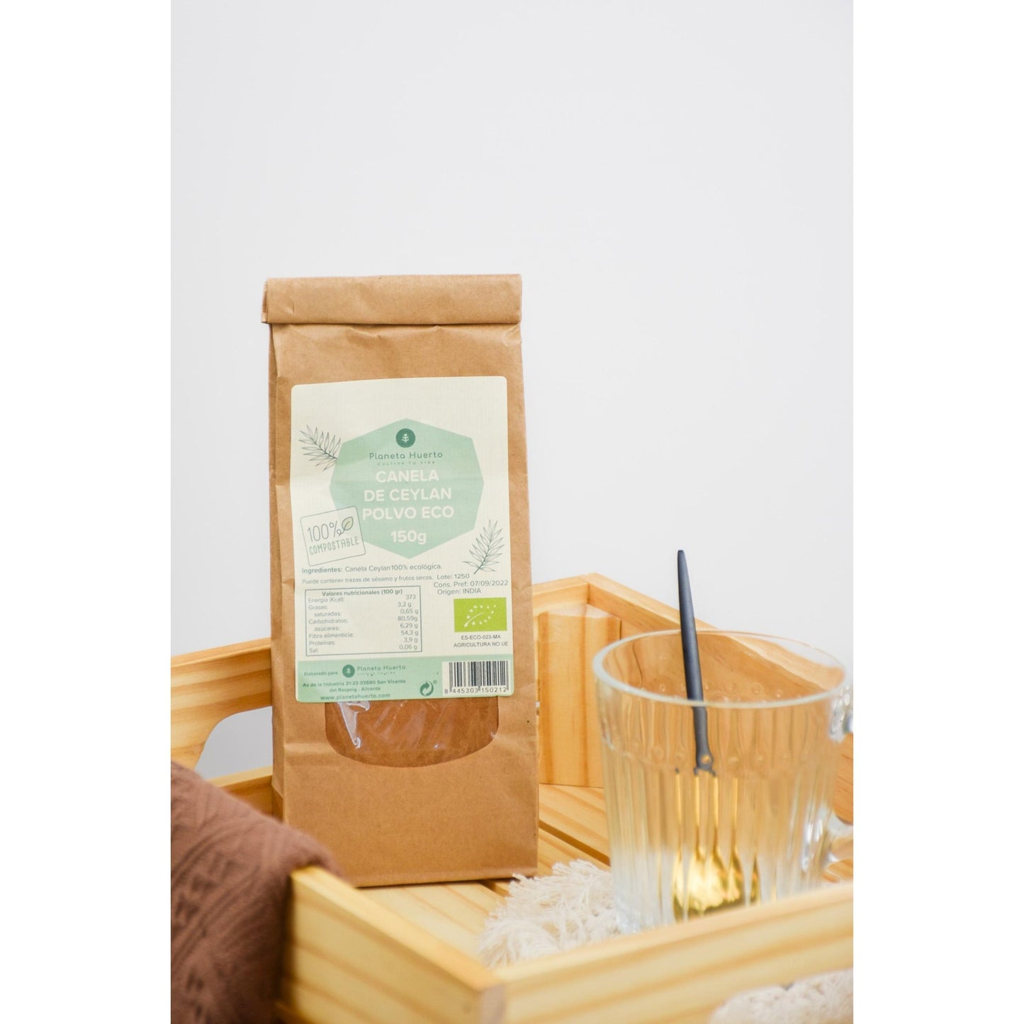 Canela Ceylan en polvo ECO Planeta Huerto 150g