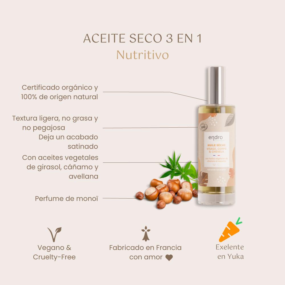 Aceite seco 3 en 1 Endro-100 ml