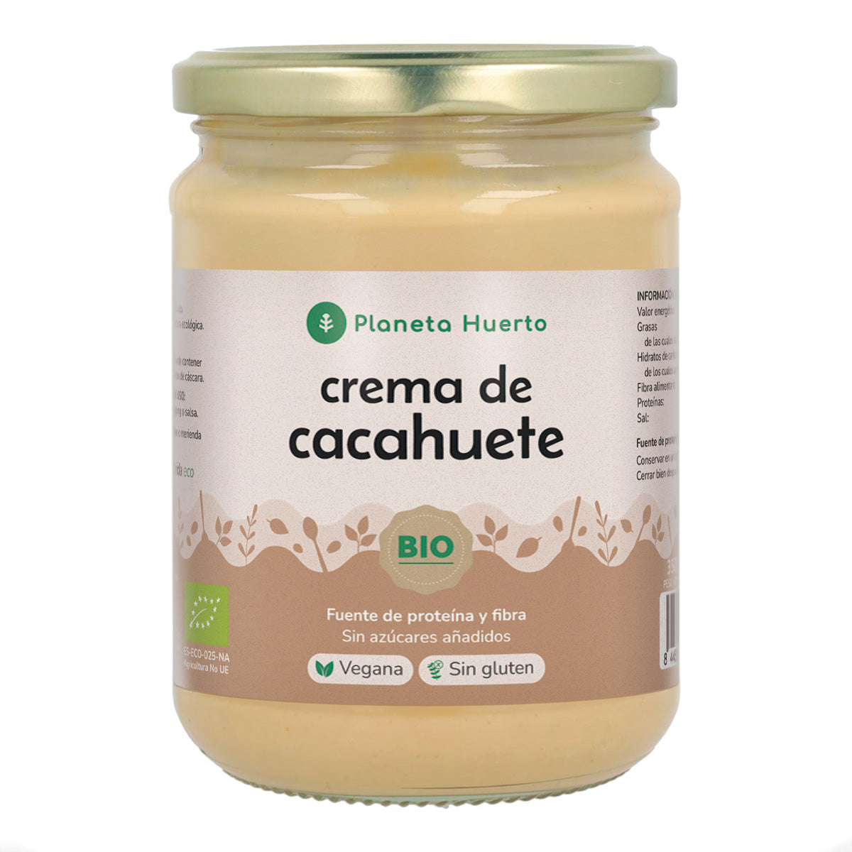 Crema de Cacahuetes ECO Planeta Huerto 700 g