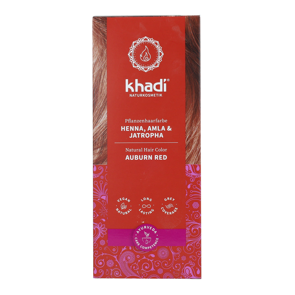 Henna natural Amla y Jatropha Khadi
