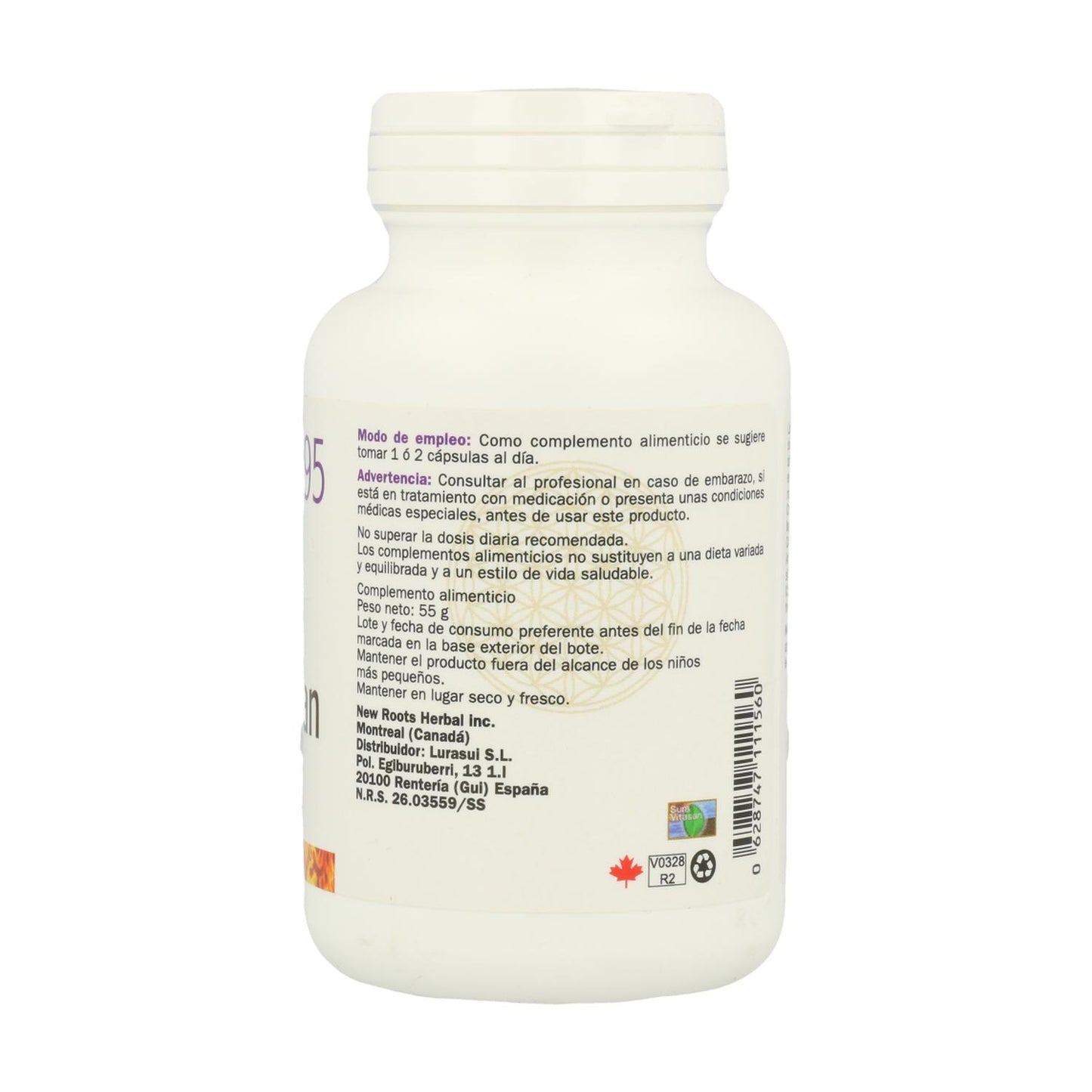 Curcuma 95 Con Piperina 90 Caps Sura Vitasan