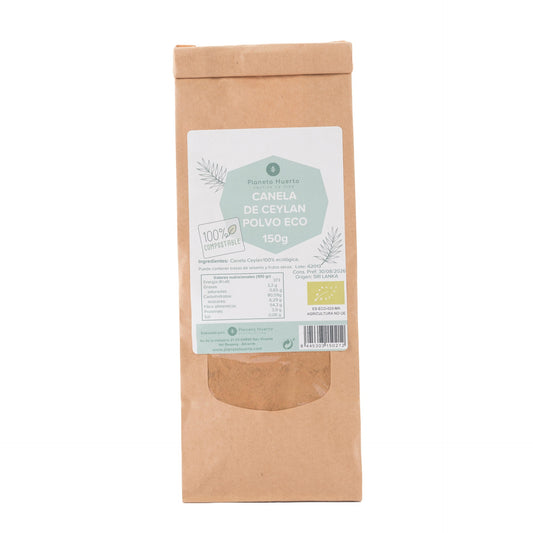 Canela Ceylan en polvo ECO Planeta Huerto 150g