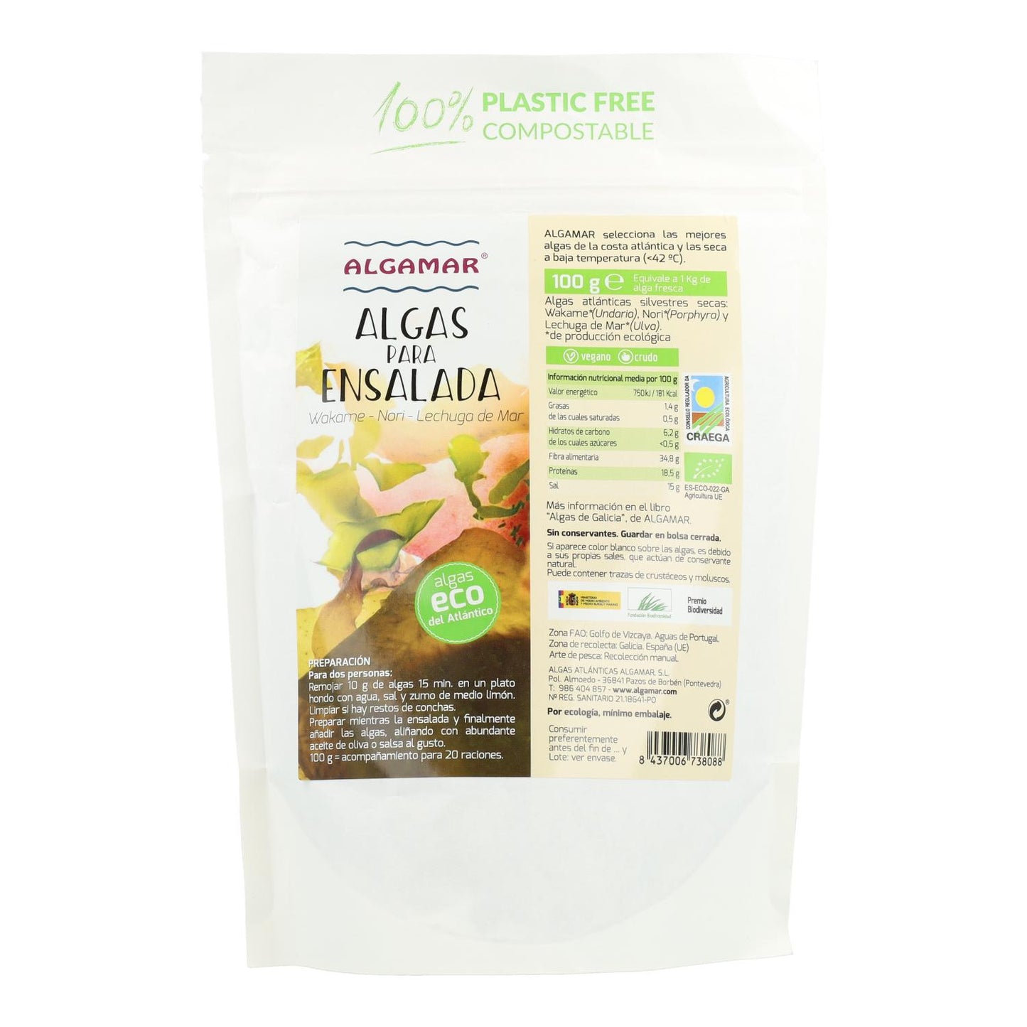 Algas para Ensalada Algamar 100 g