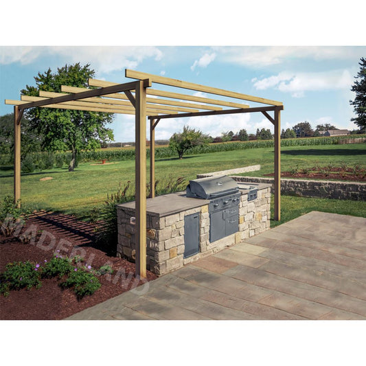 Pérgola de madera maciza Murcia Maderland