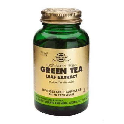 Té verde extracto de hoja Solgar, 60 cápsulas vegetales