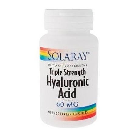 Hyaluronic Acid 60 mg Solaray, 30 cápsulas