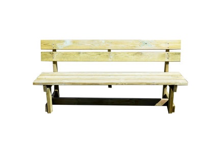 Banco de madera natural Faura