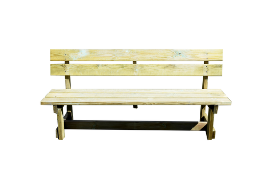 Banco de madera natural Faura