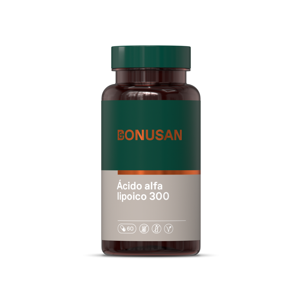Acido Alfa Lipoico Bonusan 300mg 60 cápsulas