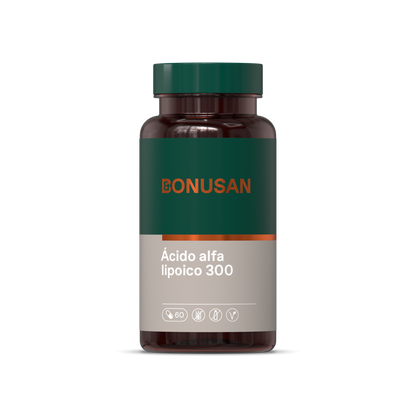 Acido Alfa Lipoico Bonusan 300mg 60 cápsulas
