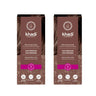 Pack 2x Tinte natural color castaño ceniza Khadi 100 g
