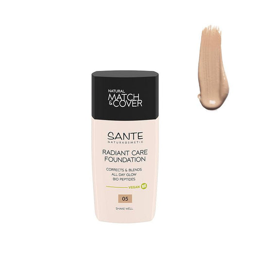 Maquillaje fluido radiant care 05 Neutral beige, Sante 30 ml