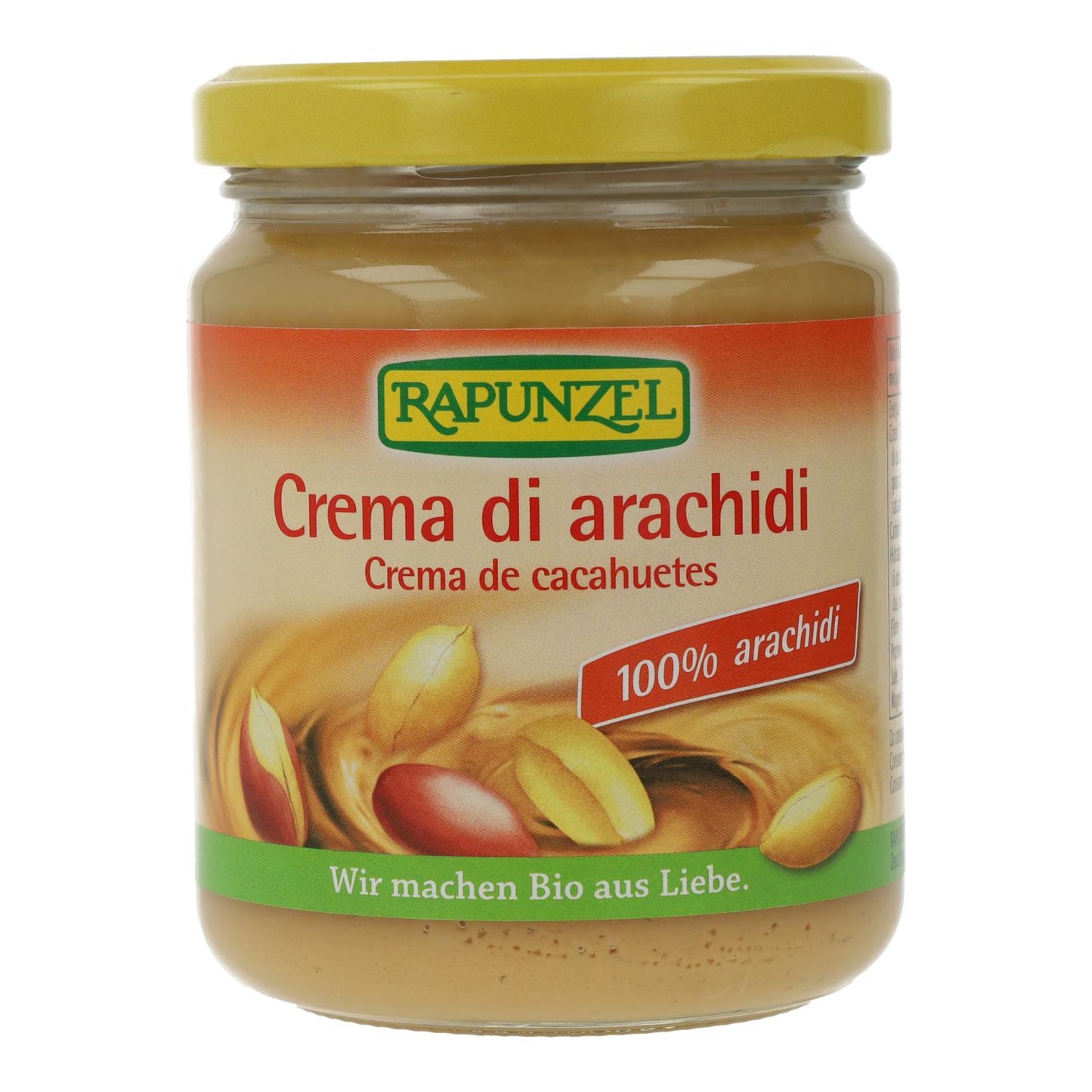 Crema de Cacahuete Rapunzel, 250 g