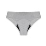 Braga menstrual algodón orgánico y bambú color gris talla M My Alma