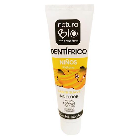 Dentífrico infantil sabor Plátano NaturaBio 50 ml