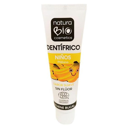 Dentífrico infantil sabor Plátano NaturaBio 50 ml