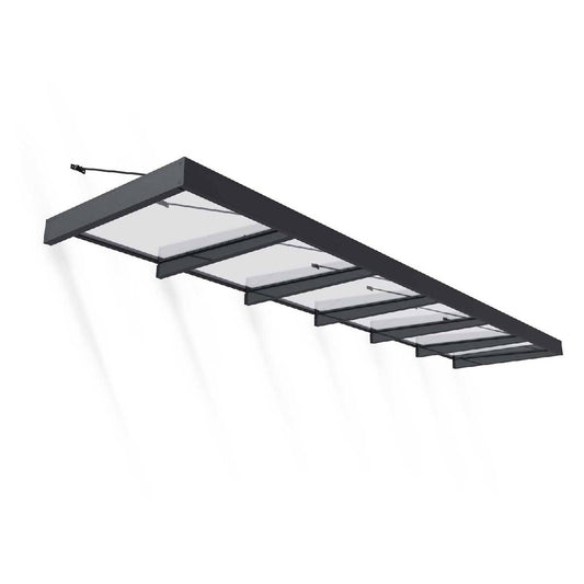 Marquesina para puerta Sophia XL 140x565 cm transparente Canopia