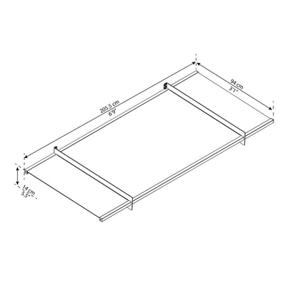 Marquesina para puerta Nancy 205x94 cm
