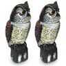 Pack 2 Búhos espantapájaros cabeza giratoria 41 cm Biotop