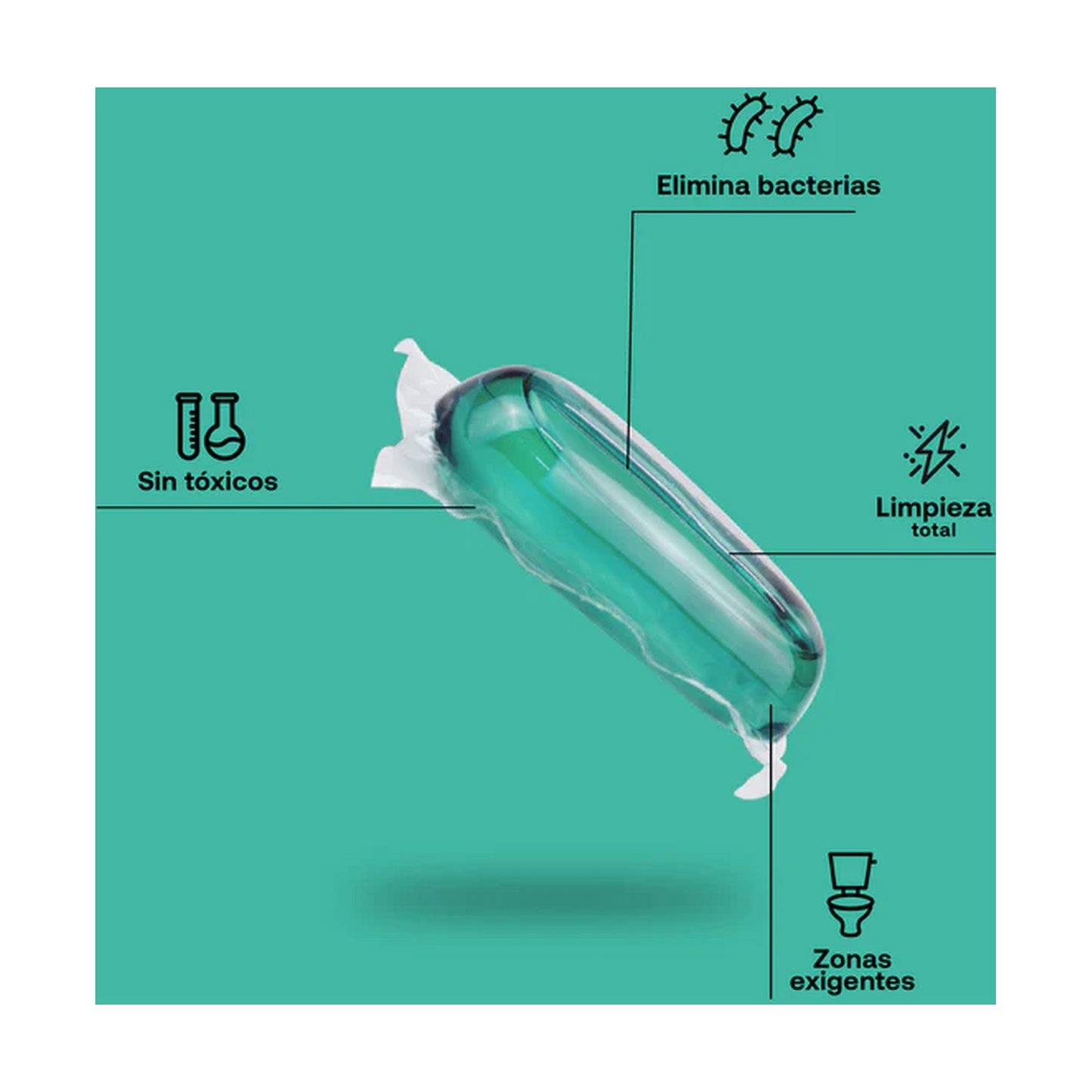 Pack 2 x Limpieza hogar multiusos ECO Refill  Flopp 2caps