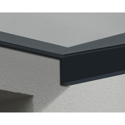 Marquesina para puerta Sophia 95x160 cm transparente Canopia