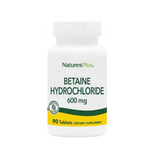 Betaina Hcl 600 Mg 90 comprimidos Natures Plus