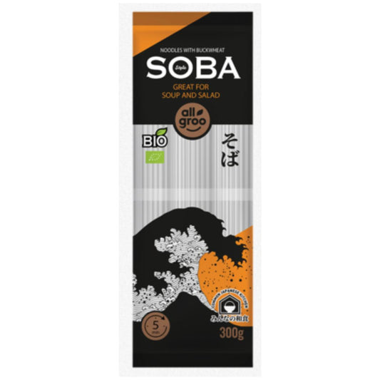 Fideos de trigo sarraceno orgánicos, Soba Allgroo 300g