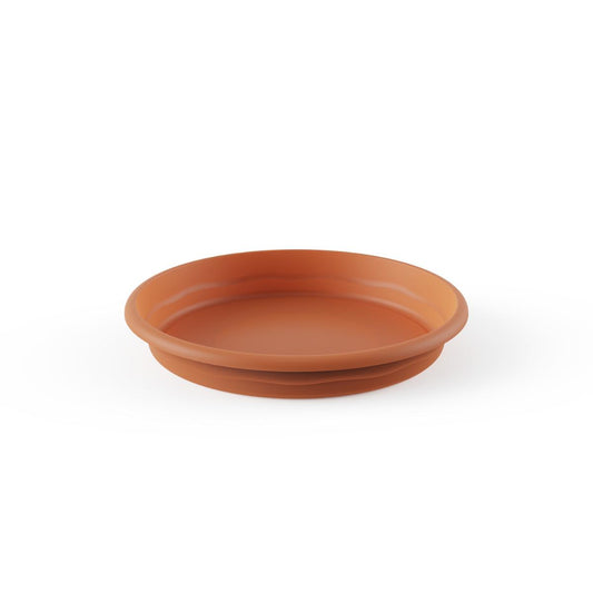 Plato maceta terra color terracota D 30 x 4,4