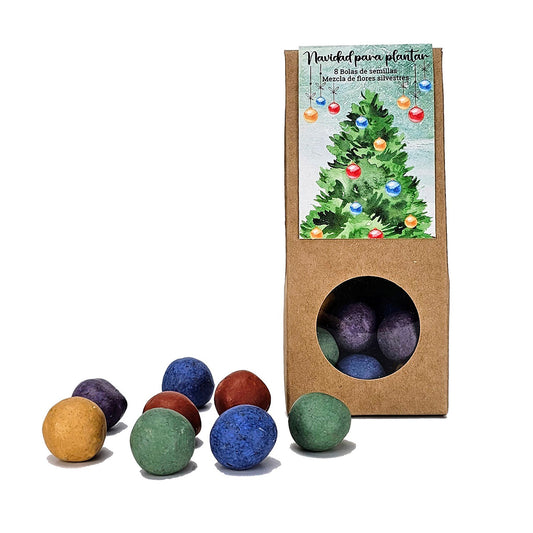 Bolas de semillas Navidad para plantar, Garden Pocket