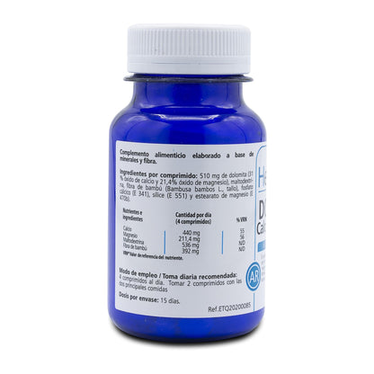 H4U Dolomita calcio y magnesio 60 comprimidos de 800 mg