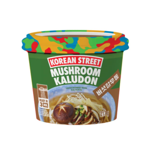 Fideos instantáneos, Ra Udong, champiñón Korean Street 213 g