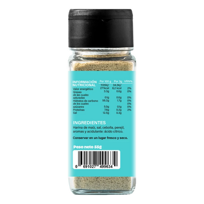 Sazonador vegetal sabor sour cream and onion Guimarana 55 g