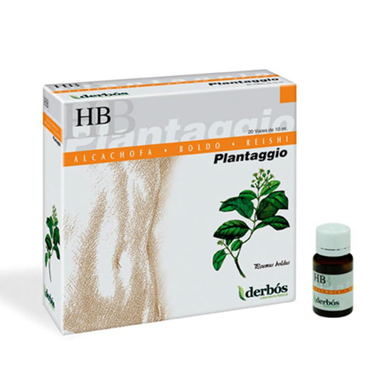 Plantaggio HB Derbós, 20 Viales de 10 ml