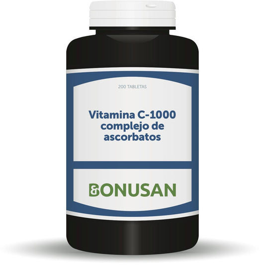 Vitamina C-1000 Complejo De Ascorbatos Grande 200 Bonusan