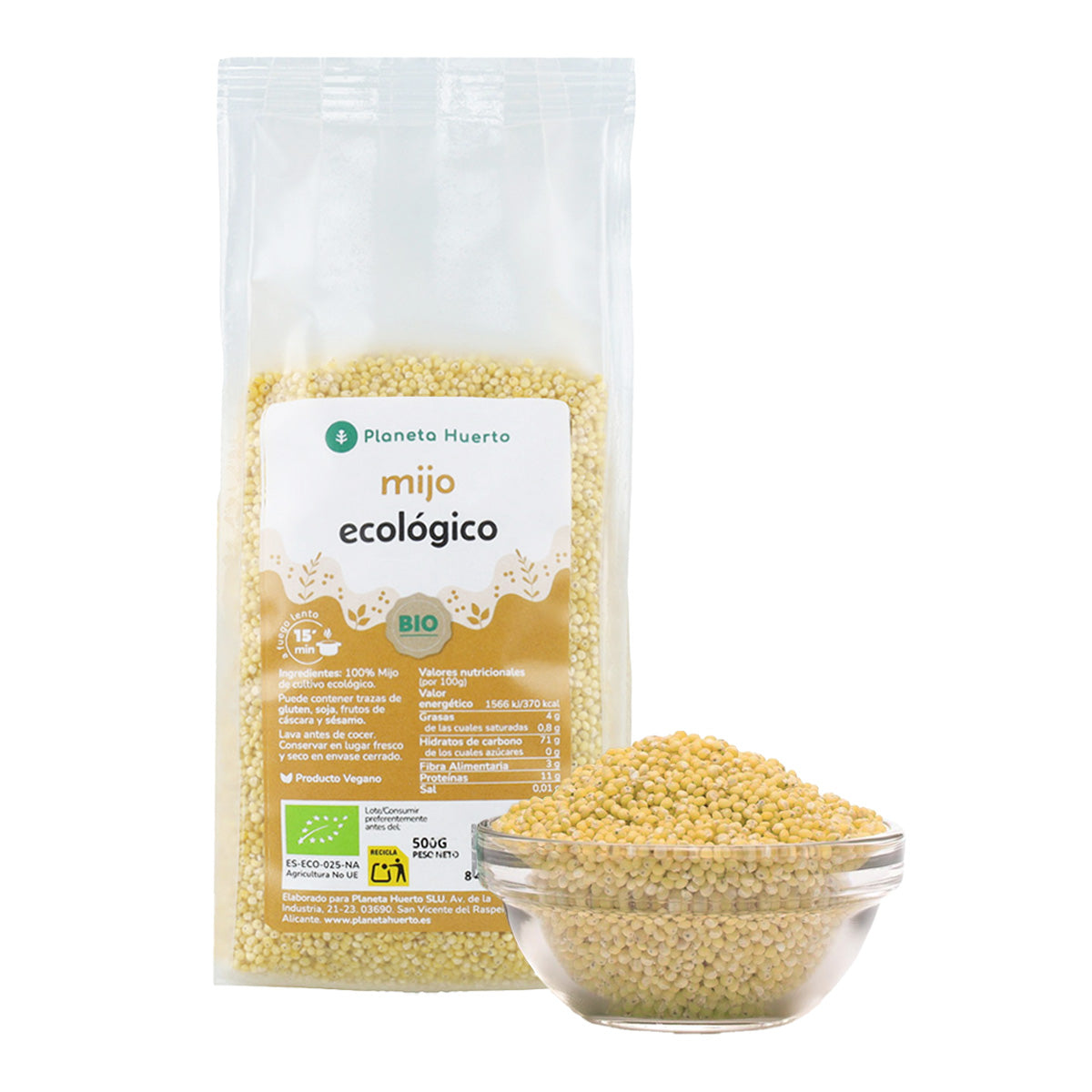 Mijo pelado ECO Planeta Huerto 2,5 kg