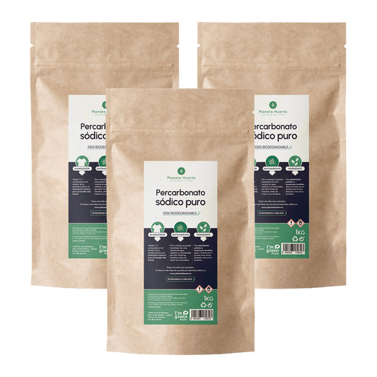Pack 3xPercarbonato Sódico Planeta huerto 1 Kg
