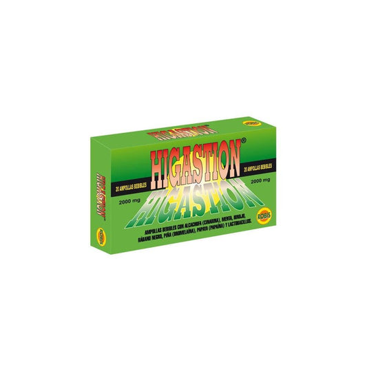 Higastion 2000 mg Robis, 20 ampollas de 10 ml