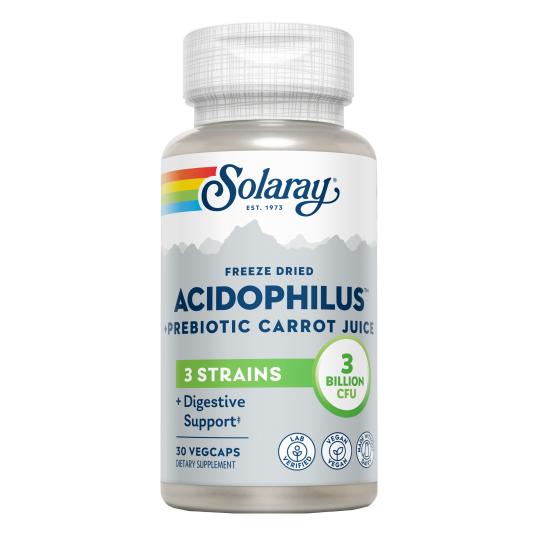 Acidophilus Solaray, 30 cápsulas