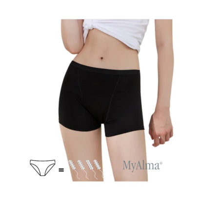 Culote menstrual color negro talla S My Alma