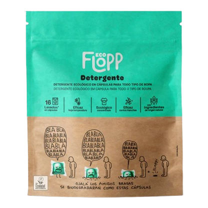 Detergente ropa ECO Flopp 16caps