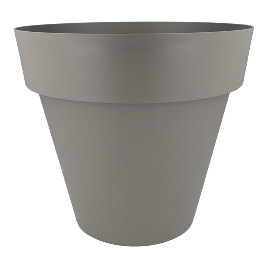 Maceta tes color taupe  D 26 x 24