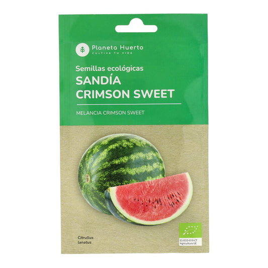 Semillas de Sandía Crimson Sweet ecológicas Planeta Huerto