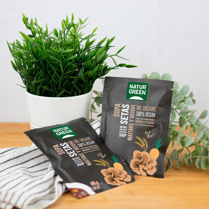 Sopa de Setas Maitake y Reishi Bio Naturgreen 40 g