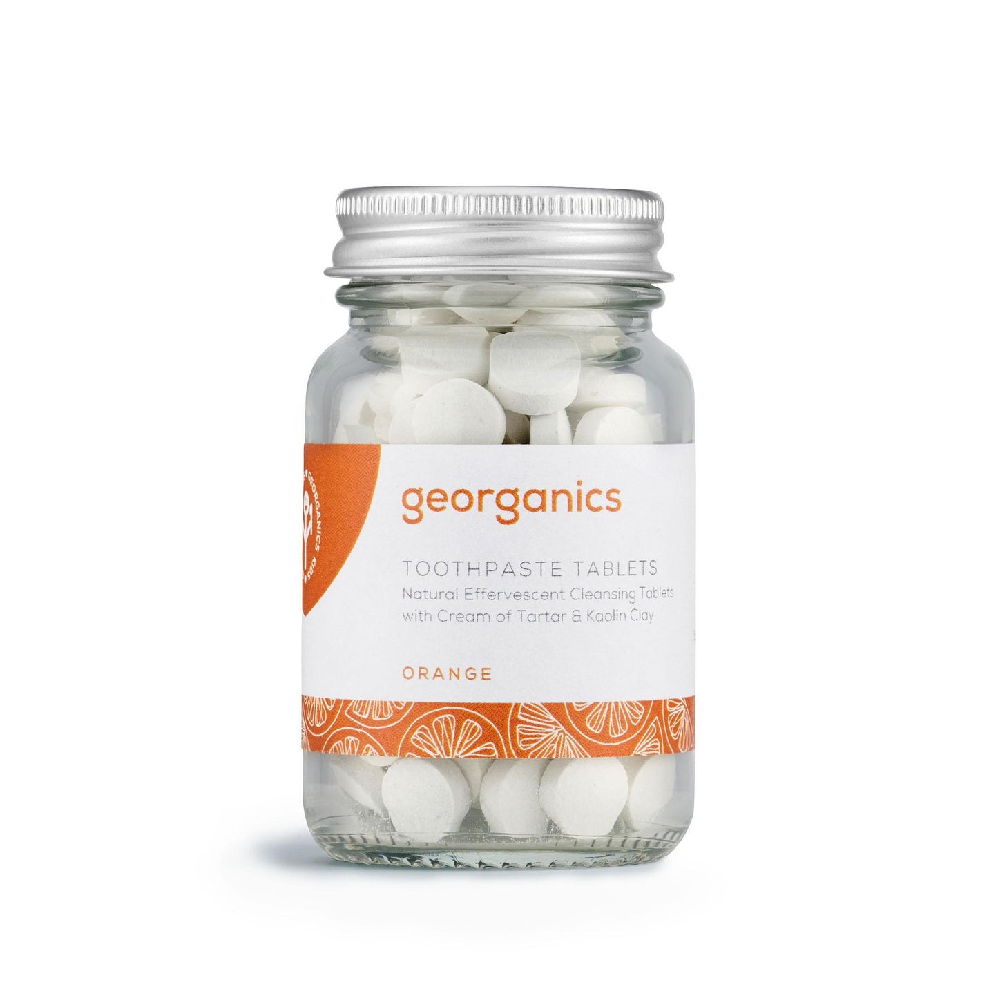 Dentífrico Natural en Tabletas sabor Naranja Georganics 120 Tabletas