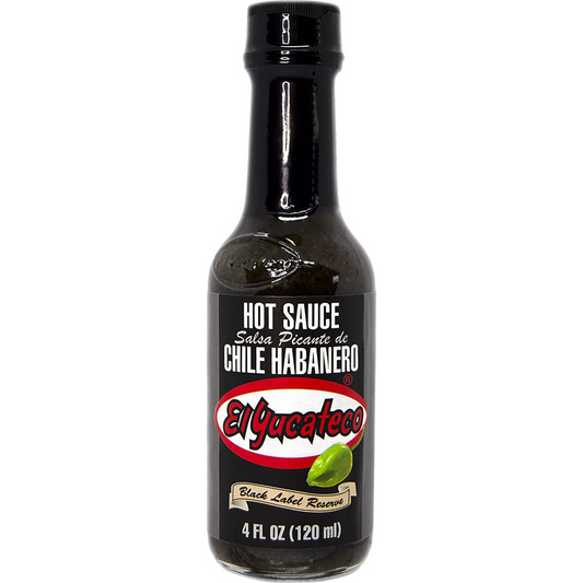 Salsa habanera "Etiqueta Negra"  Yucateco 120 ml