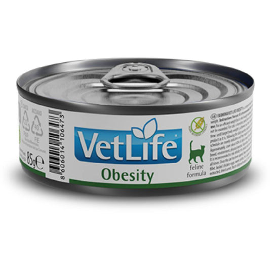 Vet Life Fórmula felina Obesity Farmina 85 g