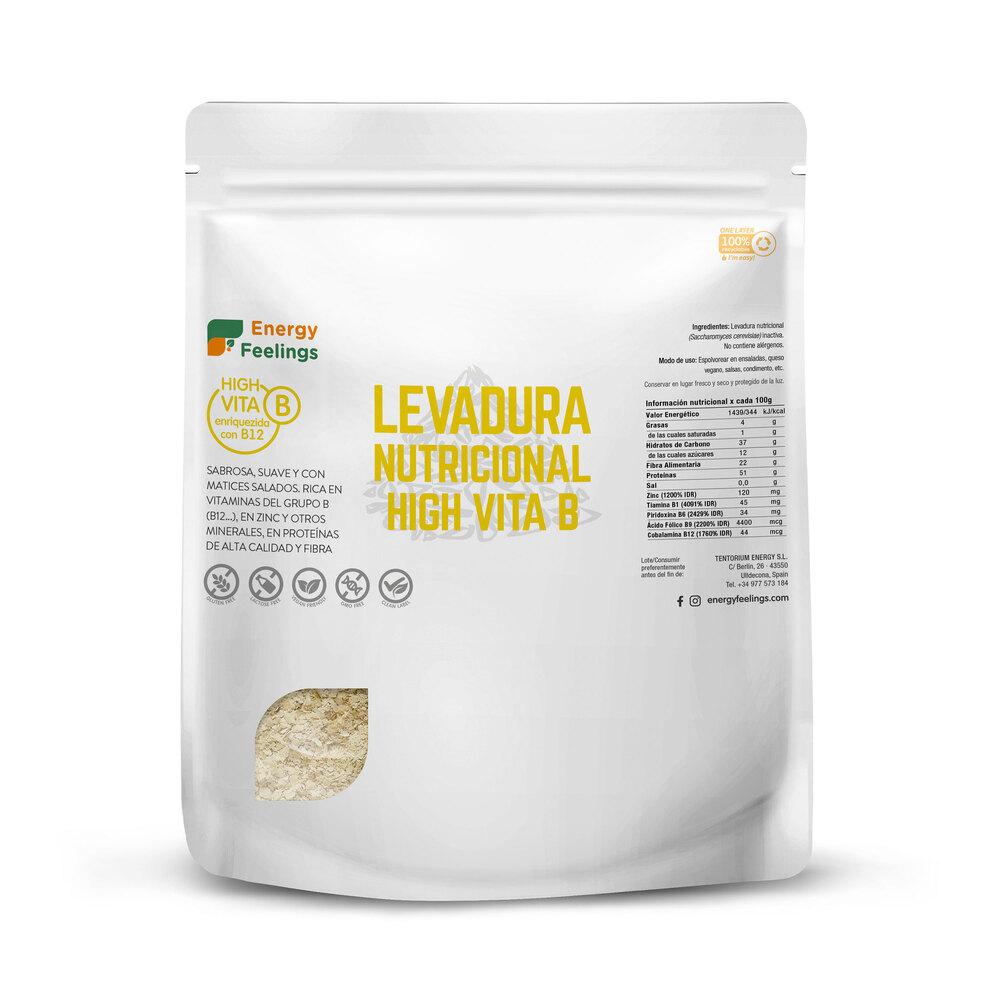 Pack 2x Levadura nutricional vitamina B12 en copos Energy Feelings 250 g